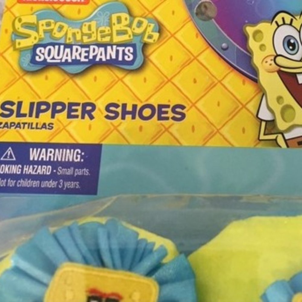 NWT - Bundle SpongeBob Slipper Shoes & Shrug - Picture 5 of 10